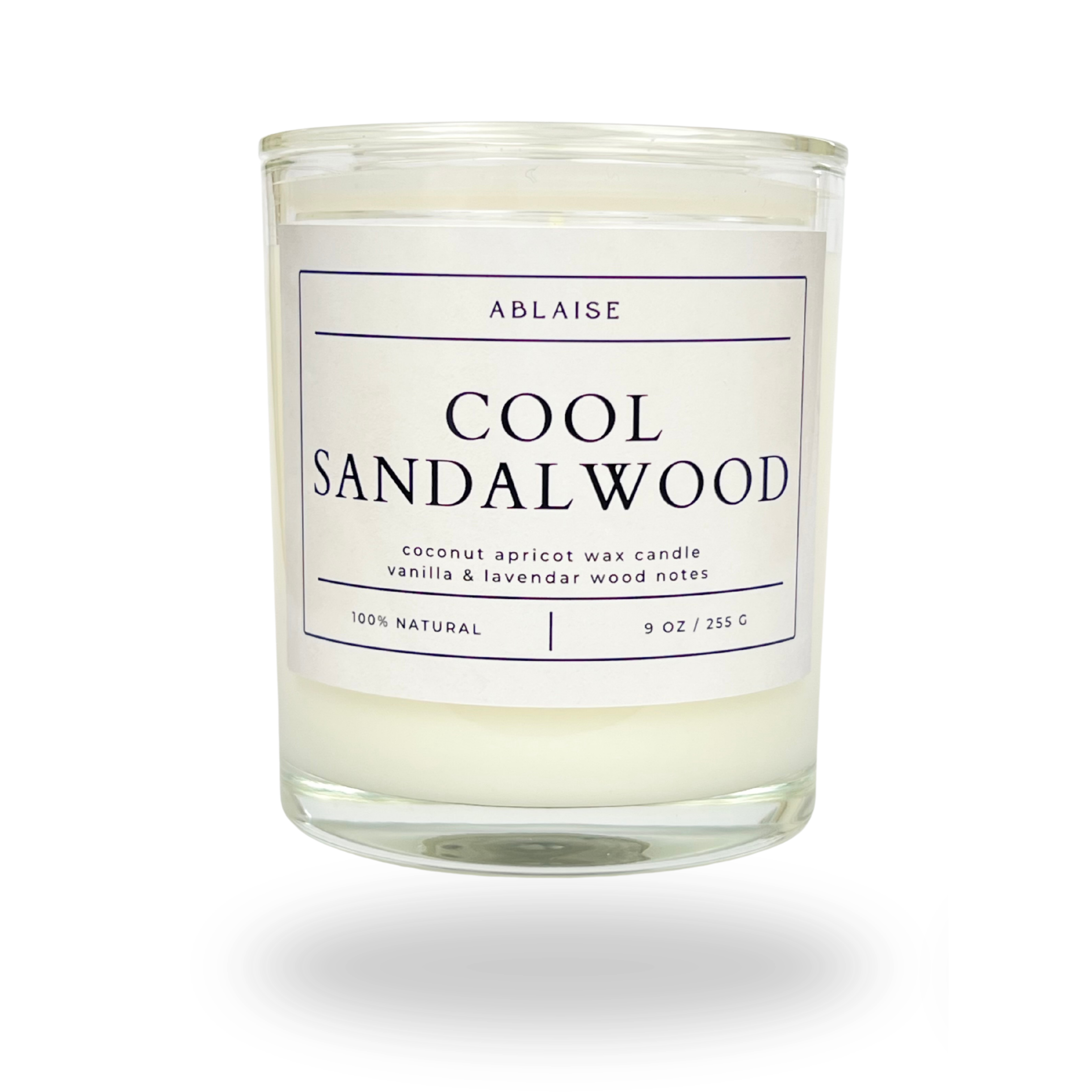 Cool Sandalwood — Signature Glass